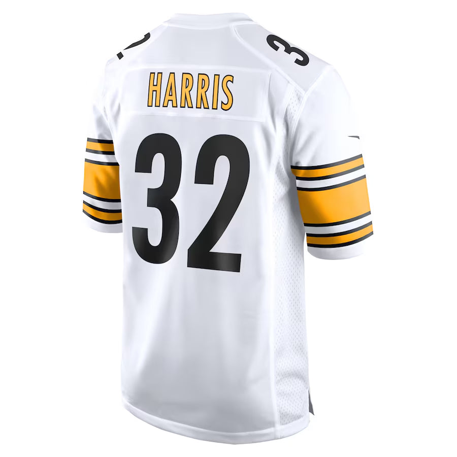 Pouc P.Steelers #32 Franco Harris Player White Home Game Stitched Jerseys