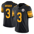 Pouc P.Steelers #3 Jaquan Brisker Player Black Limited Color Rush Home Game Stitched Jerseys