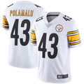 Pouc P.Steelers #43 Troy Polamalu Player White Vapor Limited Stitched Jerseys
