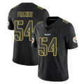 Pouc P.Steelers #54 Zach Frazier Player Black Impact Limited Home Game Stitched Jerseys