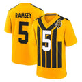 Pouc P.Steelers #5 Jalen Ramsey Player Gold Limited 1933 Throwback Home Game Stitched Jerseys
