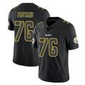 Pouc P.Steelers #76 Troy Fautanu Player Black Impact Limited Home Game Stitched Jerseys