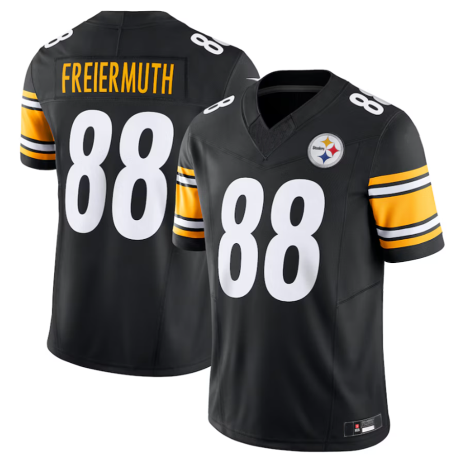 Pouc P.Steelers #88 Pat Freiermuth Black Vapor F.U.S.E. Limited American Stitched Jerseys