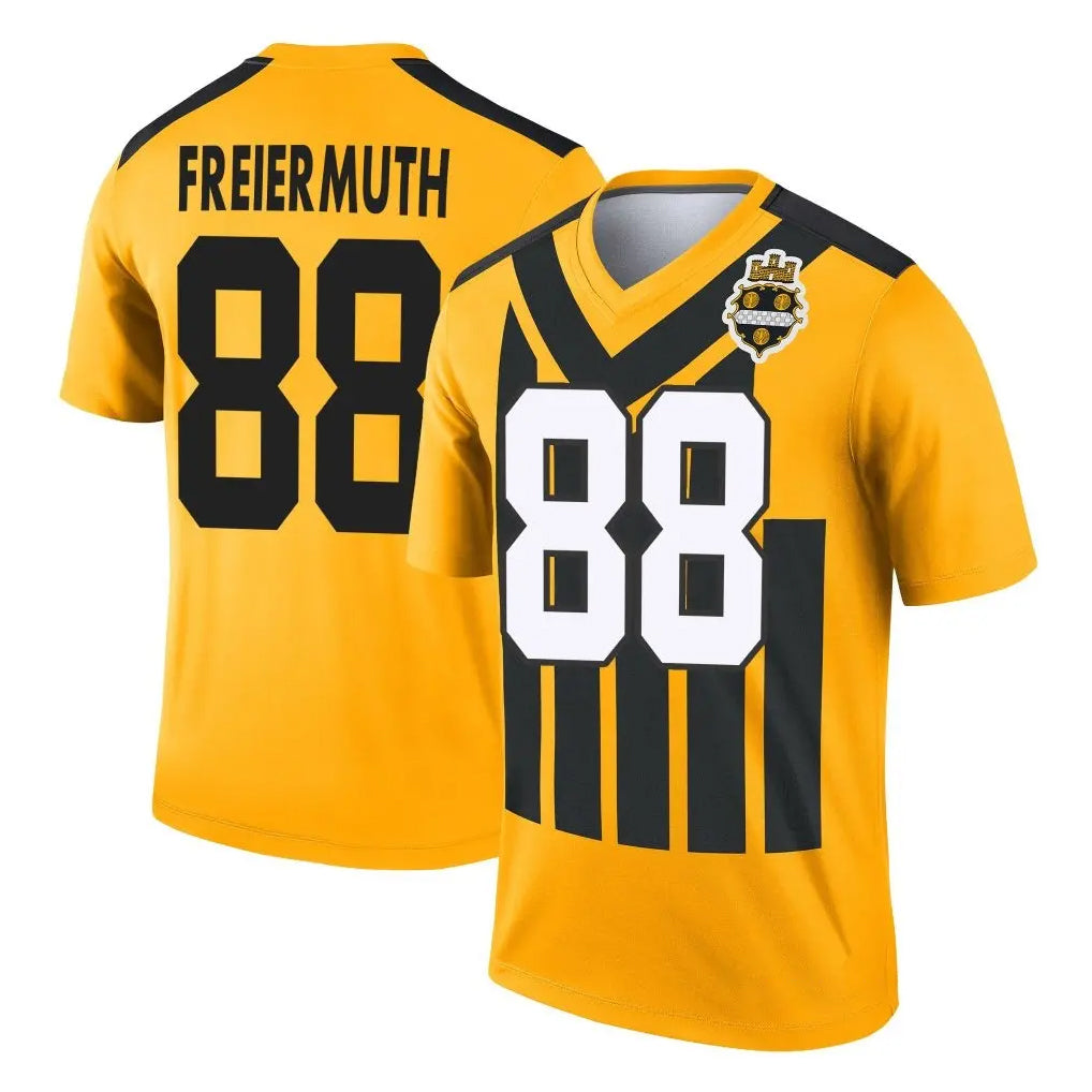 Pouc P.Steelers #88 Pat Freiermuth Player Gold Legend Limited 1933 Throwback Performance Home Game Stitched Jerseys