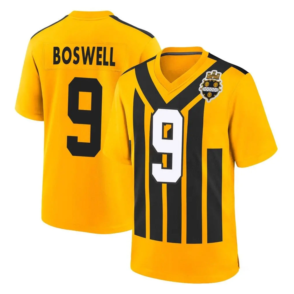 Pouc P.Steelers #9 Chris Boswell Player Gold Limited 1933 Throwback Home Game Stitched Jerseys
