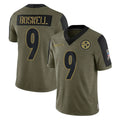 Pouc P.Steelers #9 Chris Boswell Player Olive Salute To Service Limited Game Stitched Jerseys