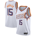 Pouc P.Suns #15 Devin Booker White Swingman Player Jerseys - Association Edition