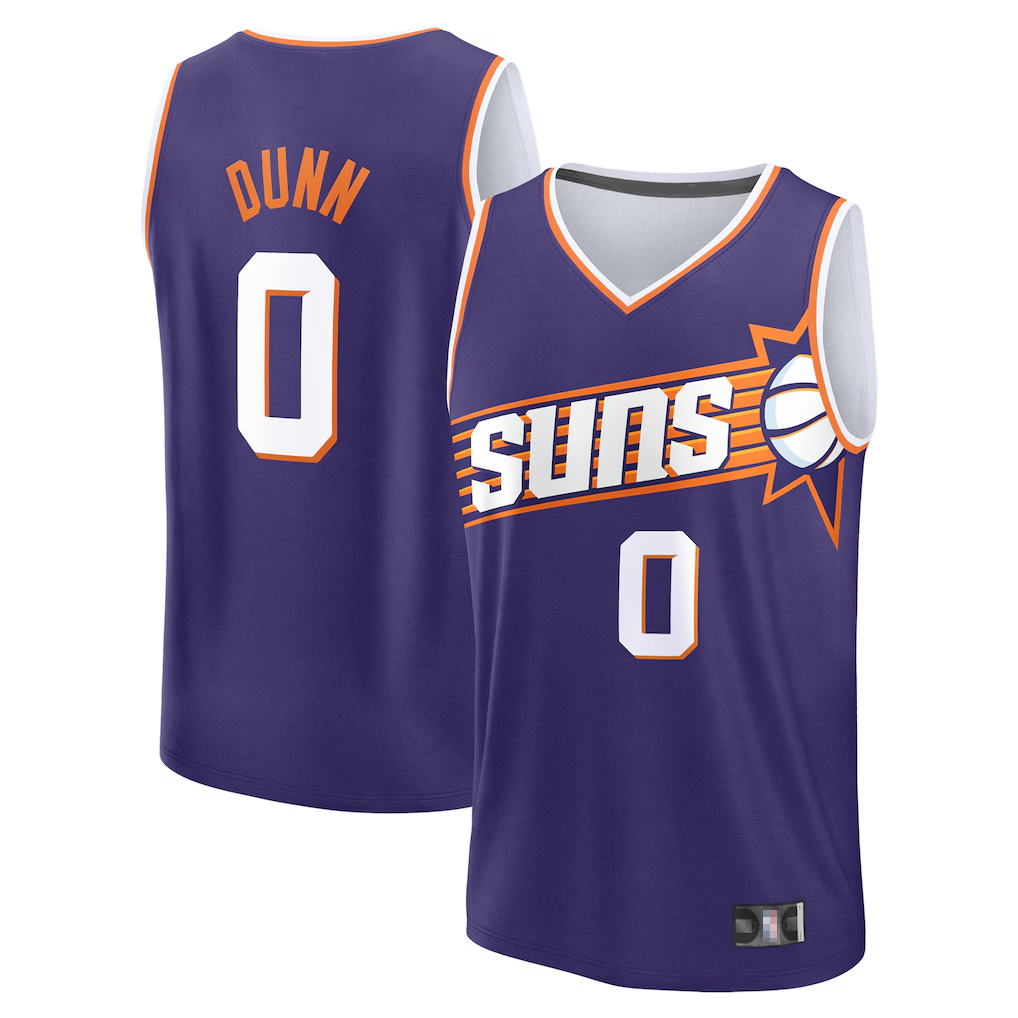Pouc P.Sunss #0 Ryan Dunn Fanatics Purple 2024 Draft Fast Break Player Jerseys - Icon Edition