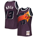 Pouc P.Sunss #13 Steve Nash Mitchell & Ness Purple 1996-1997 Hardwood Classics Off-Court Swingman Jerseys