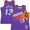 Pouc P.Sunss #13 Steve Nash Mitchell & Ness Purple Hardwood Classics 1996-1997 Tropical Swingman Jerseys