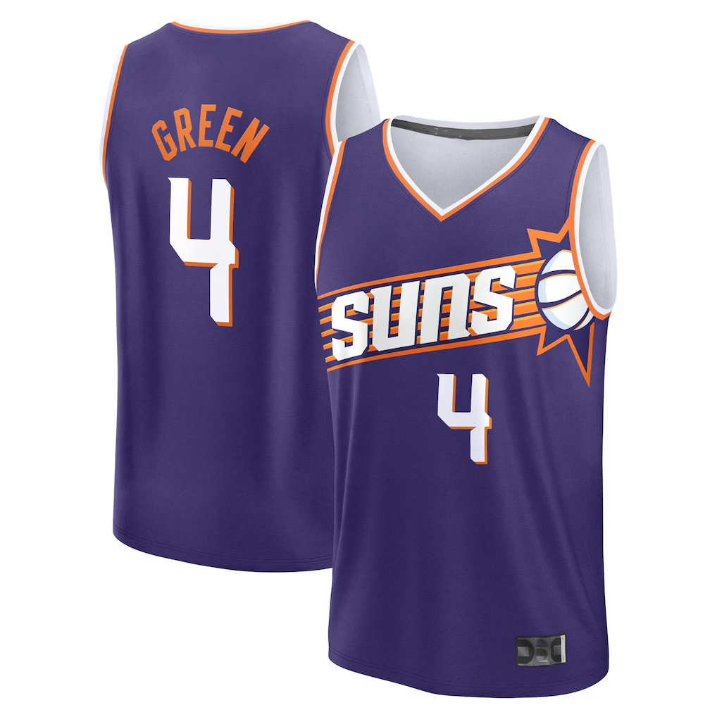 Pouc P.Sunss #4 Jalen Green Fanatics Purple Fast Break Replica Jerseys - Icon Edition
