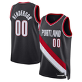 Pouc PT.Blazers #00 Scoot Henderson Black 2023 NBA Draft Swingman Jerseys - Icon Edition