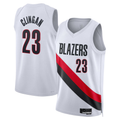 Pouc PT.Blazers #23 Donovan Clingan White Swingman Jerseys - Association Edition