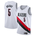 Pouc PT.Blazers #5 Jrue Holiday White Swingman Jerseys - Association Edition