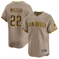 Pouc S.Diego Padres #22 Mason Miller Player Khaki Home Limited Stitched Jerseys