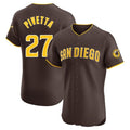 Pouc S.Diego Padres #27 Nick Pivetta Player Brown Home Limited Elite Stitched Jerseys