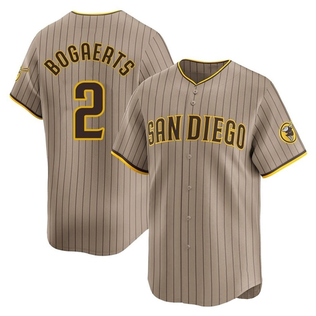 Pouc S.Diego Padres #2 Xander Bogaerts Player Khaki Home Limited Stitched Jerseys