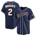 Pouc S.Diego Padres #2 Xander Bogaerts Player Navy Cooperstown Collection Limited Home Stitched Jerseys