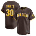 Pouc S.Diego Padres #30 Gavin Sheets Player Brown Home Limited Stitched Jerseys