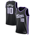 Pouc S.Kings #10 DeMar DeRozan Black Swingman Player Jerseys - Icon Edition
