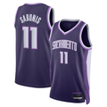 Pouc S.Kings #11 Domantas Sabonis Purple 2025-2026 Swingman Jerseys - City Edition