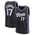Pouc S.Kings #17 Jonas Valan?i¨±nas Fanatics Black Fast Break Replica Jerseys - Icon Edition