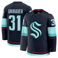 Pouc S.Kraken #31 Philipp Grubauer Deep Sea Blue Home Premium Jerseys