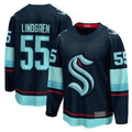Pouc S.Kraken #55 Ryan Lindgren Deep Sea Blue Home Breakaway Jerseys