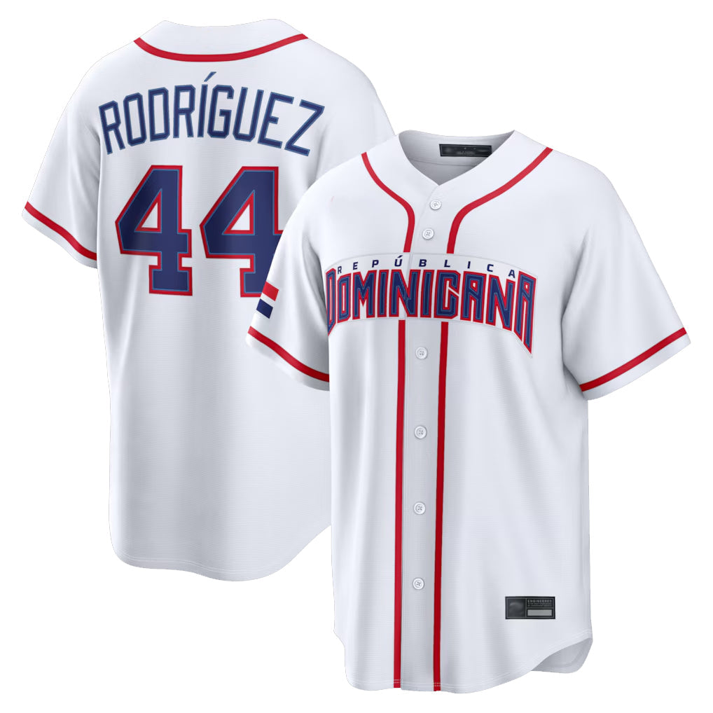 Pouc S.Mariners #44 Julio Rodriguez Player White 2026 World Classic Home Stitched Jerseys
