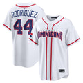 Pouc S.Mariners #44 Julio Rodriguez Player White 2026 World Classic Home Stitched Jerseys
