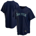Pouc S.Mariners Blank Player Navy Home Game Stitched Jerseys