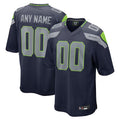 Pouc Custom S.Seahawks Home Game Stitched Jerseys