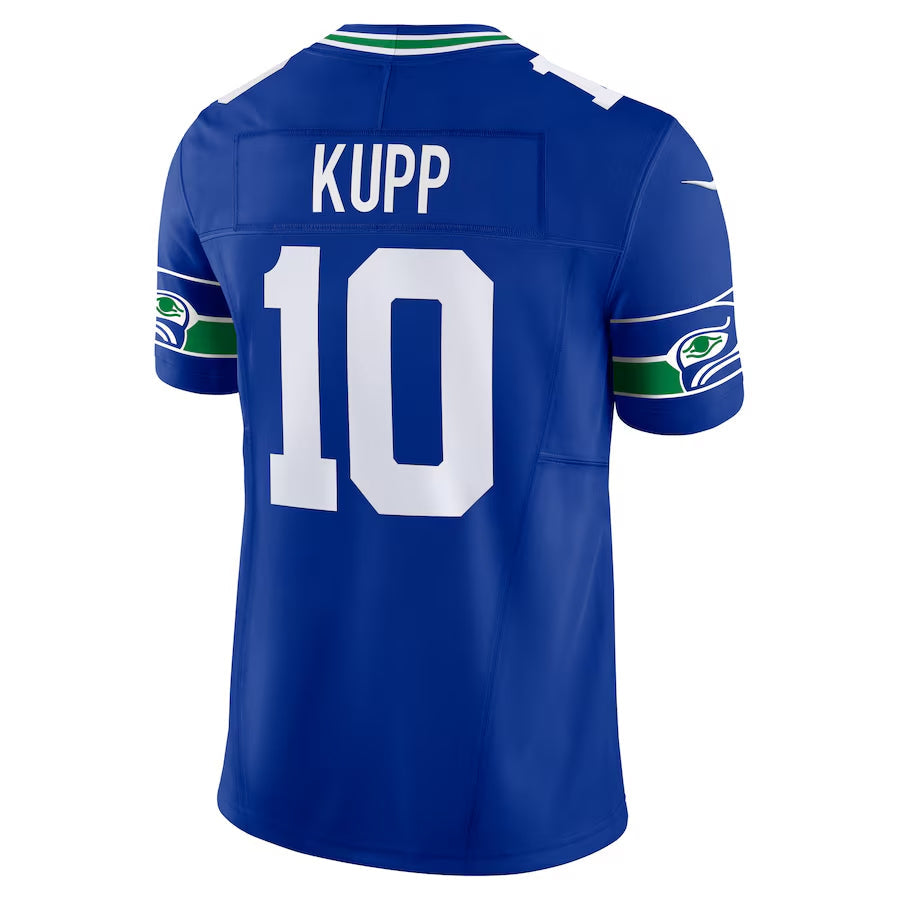 Pouc S.Seahawks #10 Cooper Kupp Player Royal Vapor F.U.S.E. Limited Stitched Jerseys