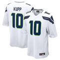 Pouc S.Seahawks #10 Cooper Kupp Player White Replica Game Stitched Jerseys