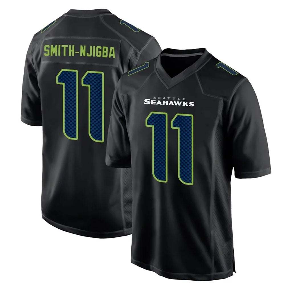 Pouc S.Seahawks #11 Jaxon Smith-Njigba Player Black Limited Fashion Home Game Stitched Jerseys