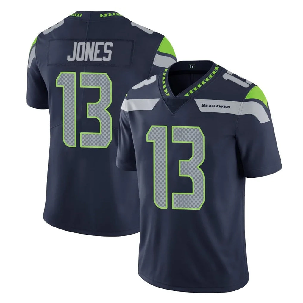 Pouc S.Seahawks #13 Ernest Jones IV Player Navy Limited Vapor Untouchable Home Game Stitched Jerseys