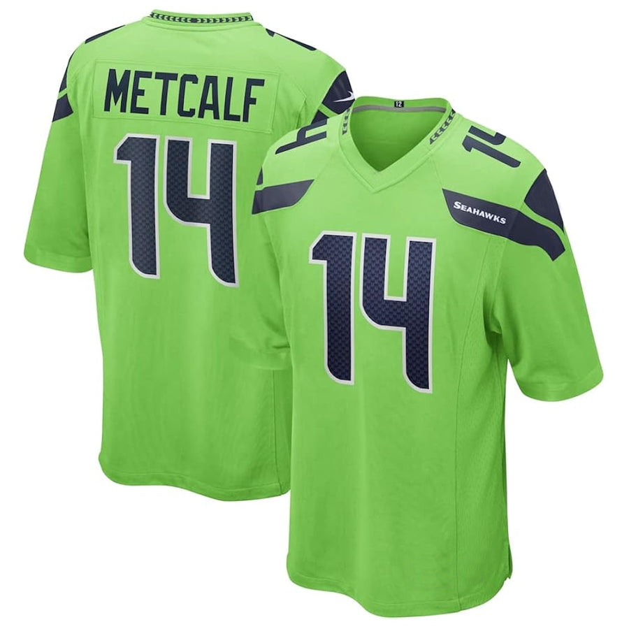 Pouc S.Seahawks #14 Sam Darnold Player Green Home Game Football Jersey