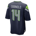 Pouc S.Seahawks #14 Sam Darnold Player Navy Home Game Football Jerseys