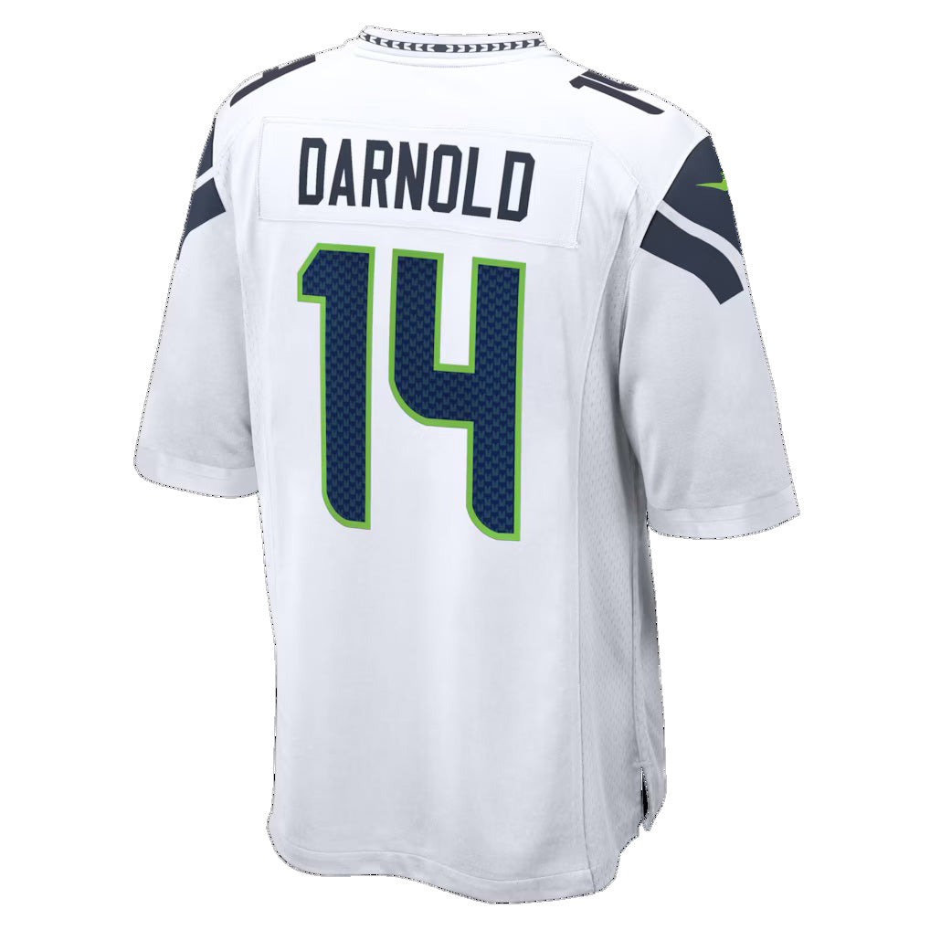 Pouc S.Seahawks #14 Sam Darnold White Game Stitched Jerseys
