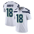 Pouc S.Seahawks #18 Elijah Arroyo Player White Limited Vapor Untouchable Home Game Stitched Jerseys