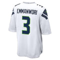 Pouc S.Seahawks #3 Nick Emmanwori Player White Home Game Football Jerseys