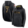 Pouc S.Seahawks #7 Uchenna Nwosu Player Black Salute to Service Hoodies Limited Game Stitched Jerseys