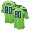 Pouc S.Seahawks #80 Steve Largent Player Green Game Stitched Jerseys