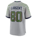 Pouc S.Seahawks #80 Steve Largent Player Wolf Gray Rivalries Collection Game Stitched Jerseys