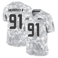 Pouc S.Seahawks #91 Byron Murphy II Player Arctic Camo Limited Salute To Service Home Game Stitched Jerseys