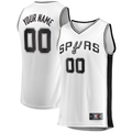 Pouc SA.Spurs Fanatics White Fast Break Custom Replica Jerseys - Association Edition
