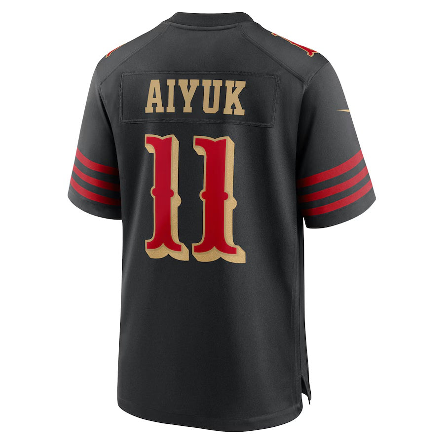 Pouc SF.49ers #11 Brandon Aiyuk 2025 Rivalries Collection Game Stitched Jerseys