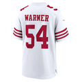 Pouc SF.49ers #54 Fred Warner White Player Game Stitched Jerseys