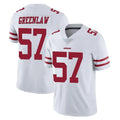 Pouc SF.49ers #57 Dre Greenlaw Player White Limited Vapor Untouchable Home Game Stitched Jerseys