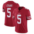 Pouc SF.49ers #5 Mike Evans Player Red Limited Vapor Untouchable Home Game Stitched Jerseys